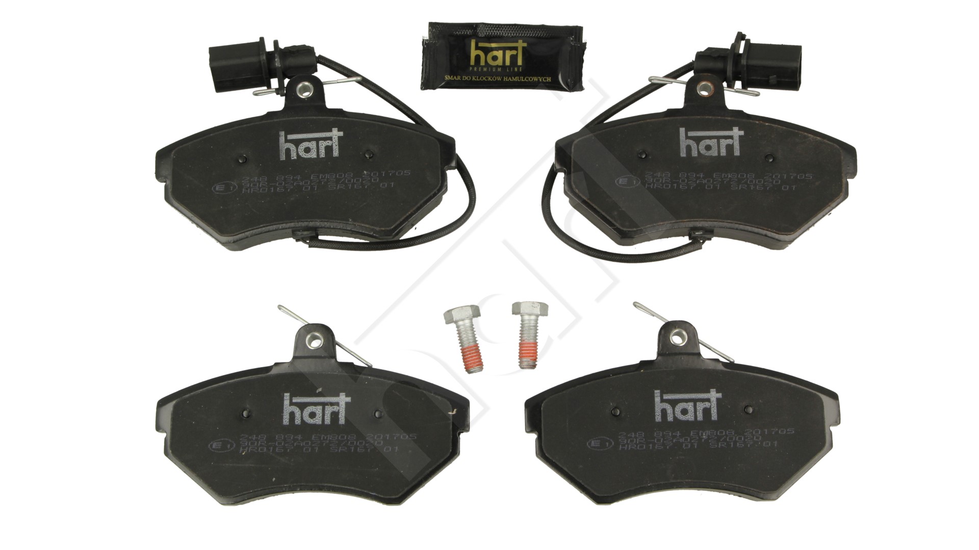 248 894_B HAM.KLOCKI /P/PASSAT,AUDI A4 1.6 94-