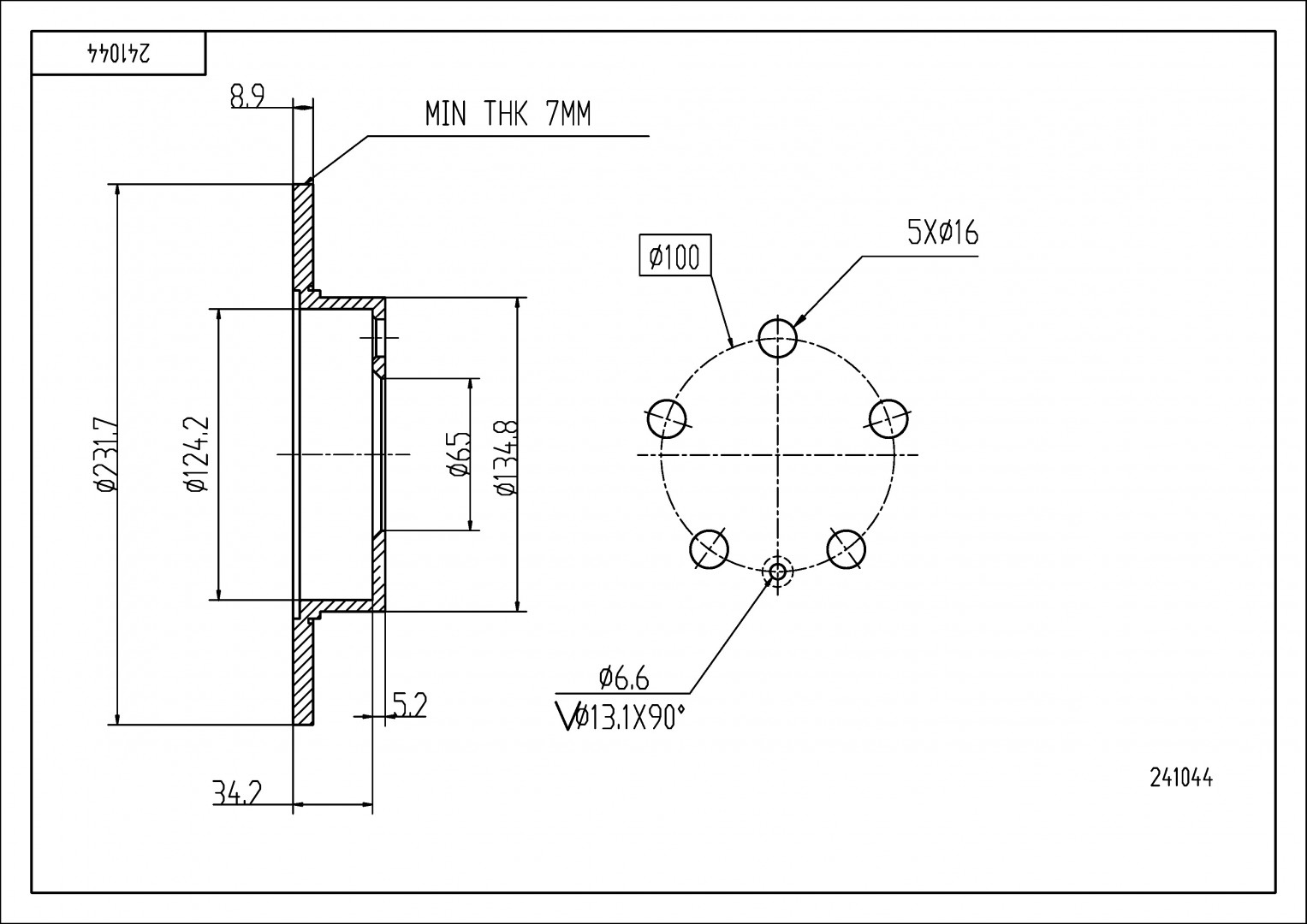 HAM.TARCZA /T/OCTAVIA 1.9TDI    /MAL/KPL