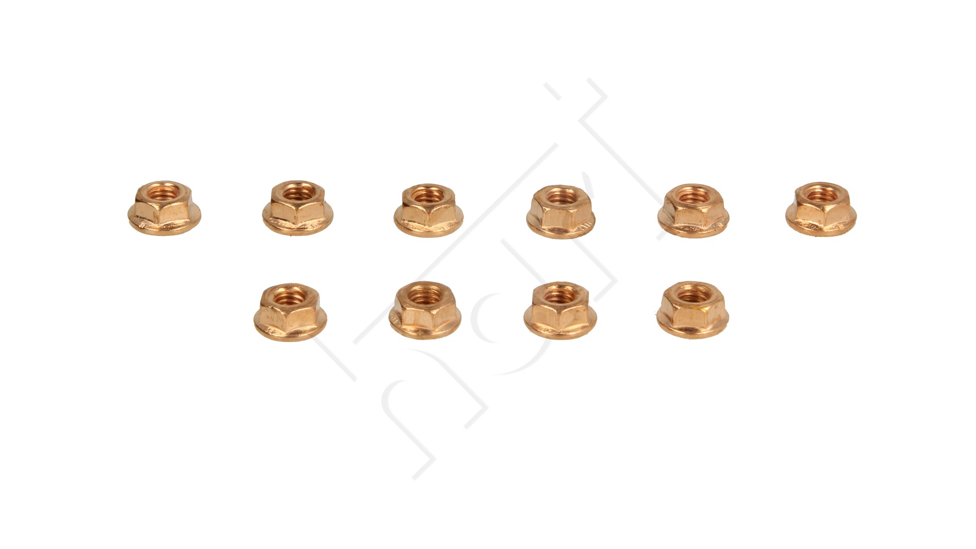 NAKRETKA Z KOLNIERZ.M6 CU DIN 6923/10SZT