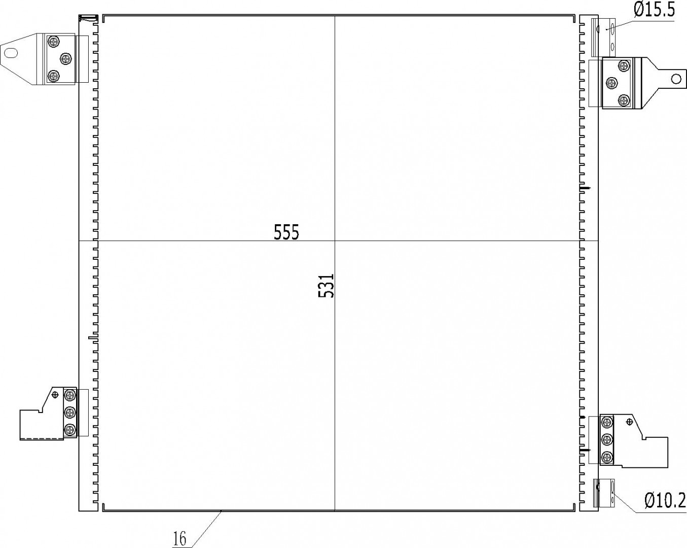 606 126_B CHLODNICA DO KLIMAT.DB W163 M55 AMG 00-