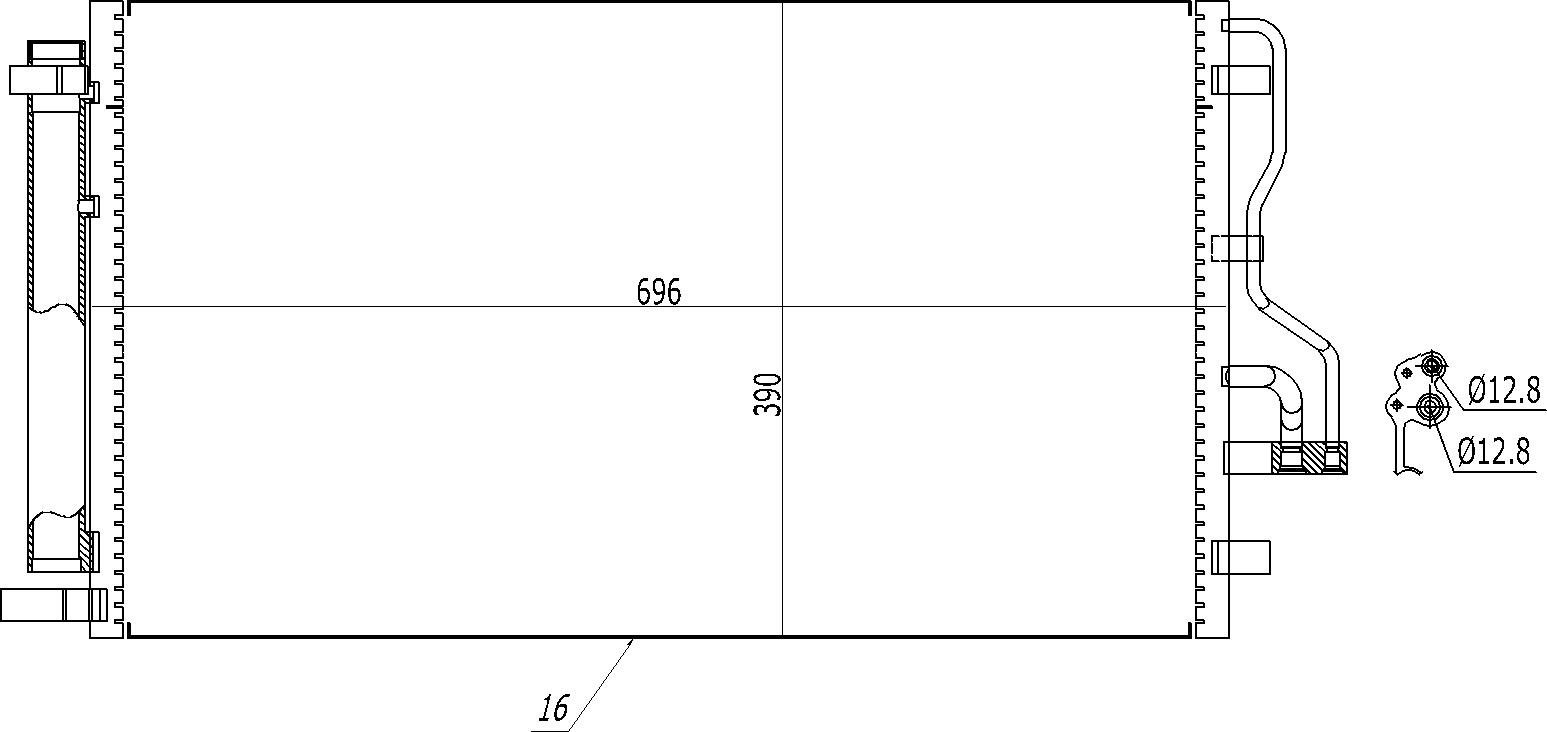 614 527_B CHLODNICA DO KLIMAT.HYUNDAI IX35 2.0 09-