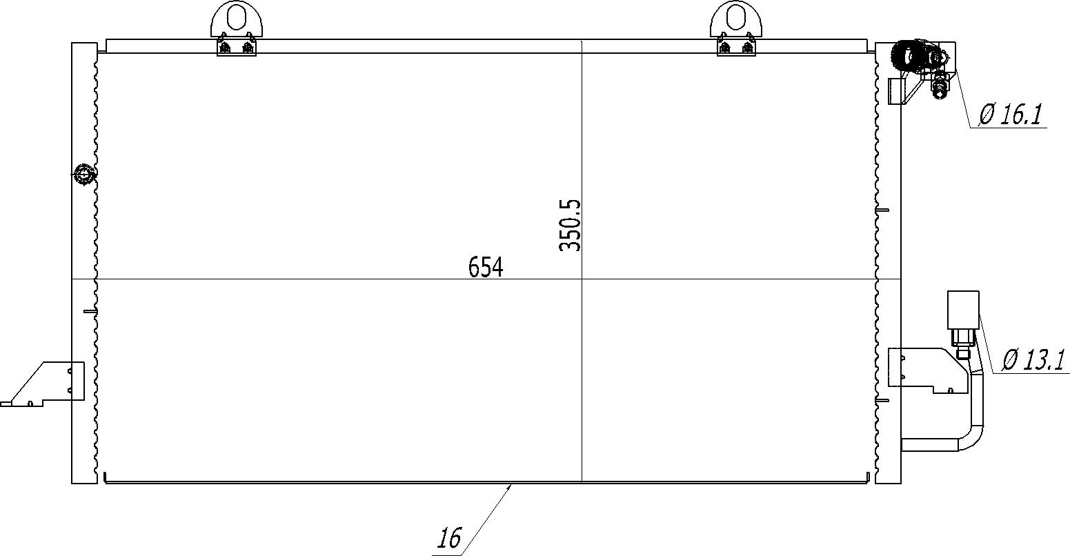 614 544_B CHLODNICA DO KLIMAT.AUDI 80 91-94