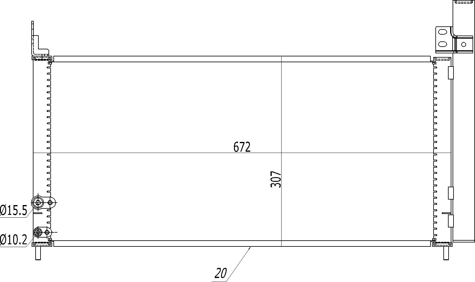 CHLODNICA DO KLIMAT.PRIUS 1.8I 09-