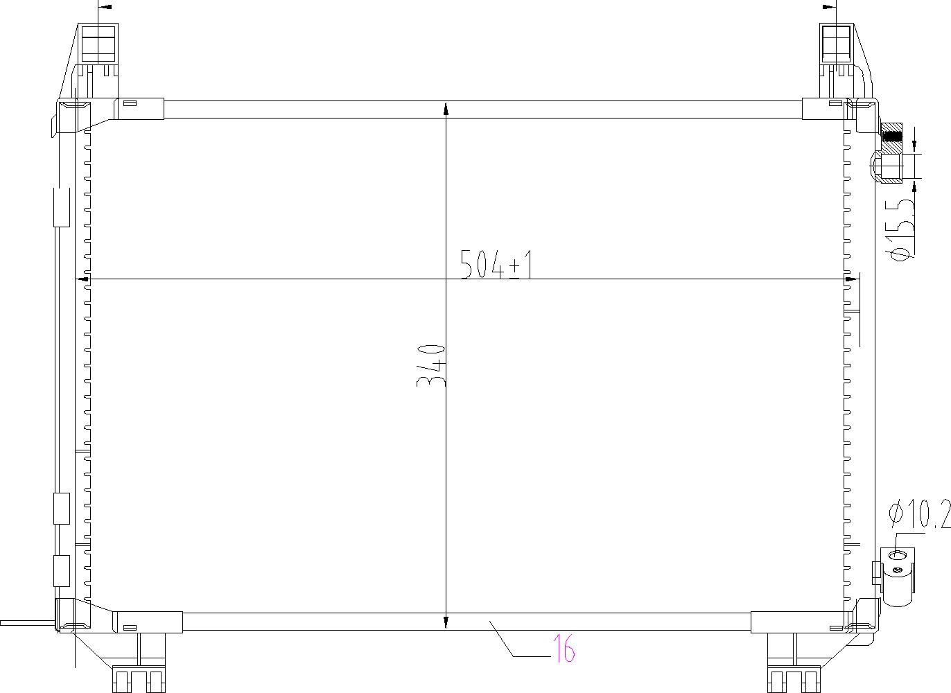 619 526_B CHLODNICA DO KLIMAT.YARIS 10-