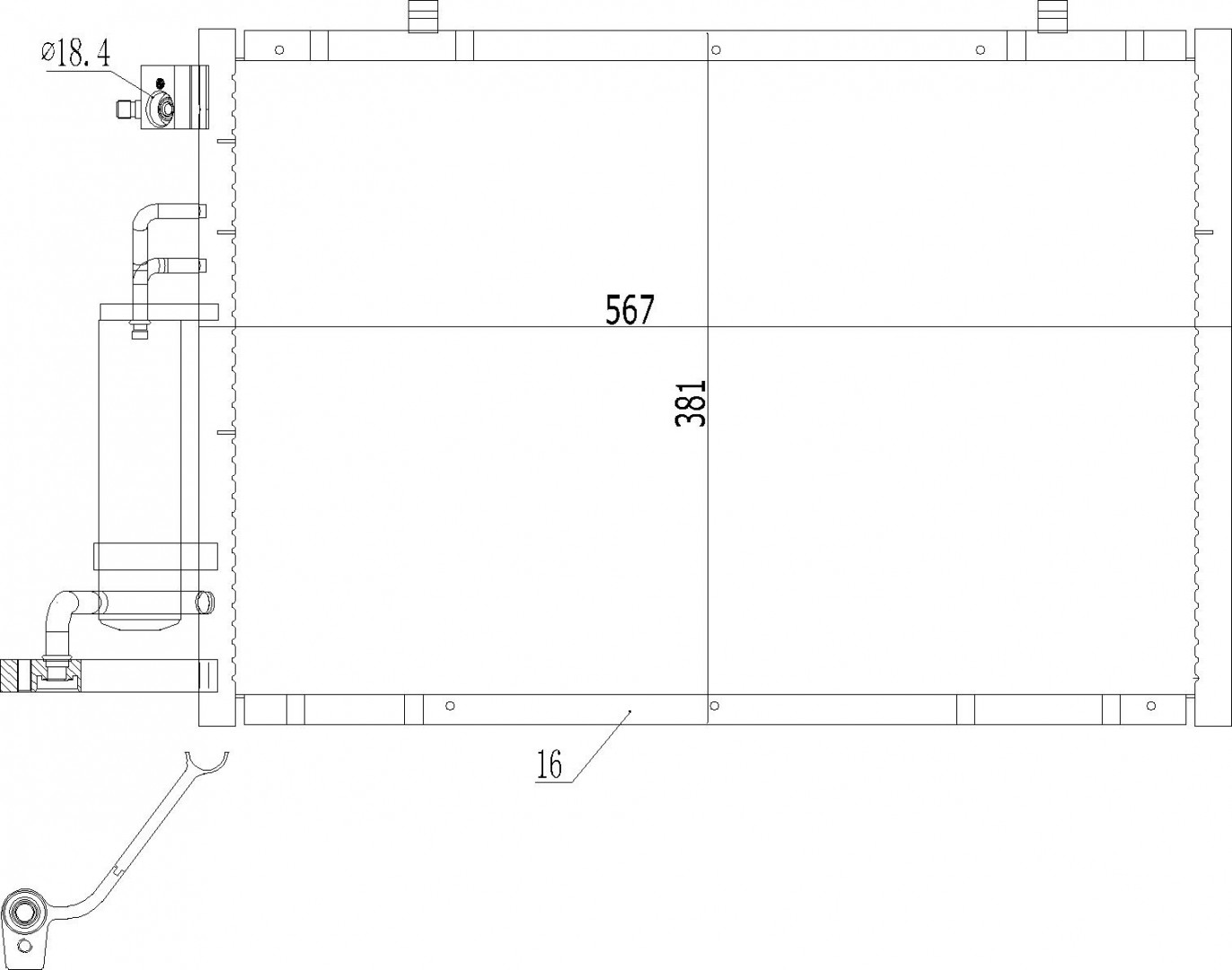 619 532_B CHLODNICA DO KLIMAT.FIESTA 1.2,1.4 12-
