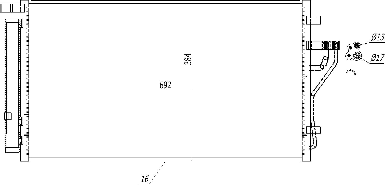 621 600_B CHLODNICA DO KLIMAT.KIA CARENS 1.6 13-