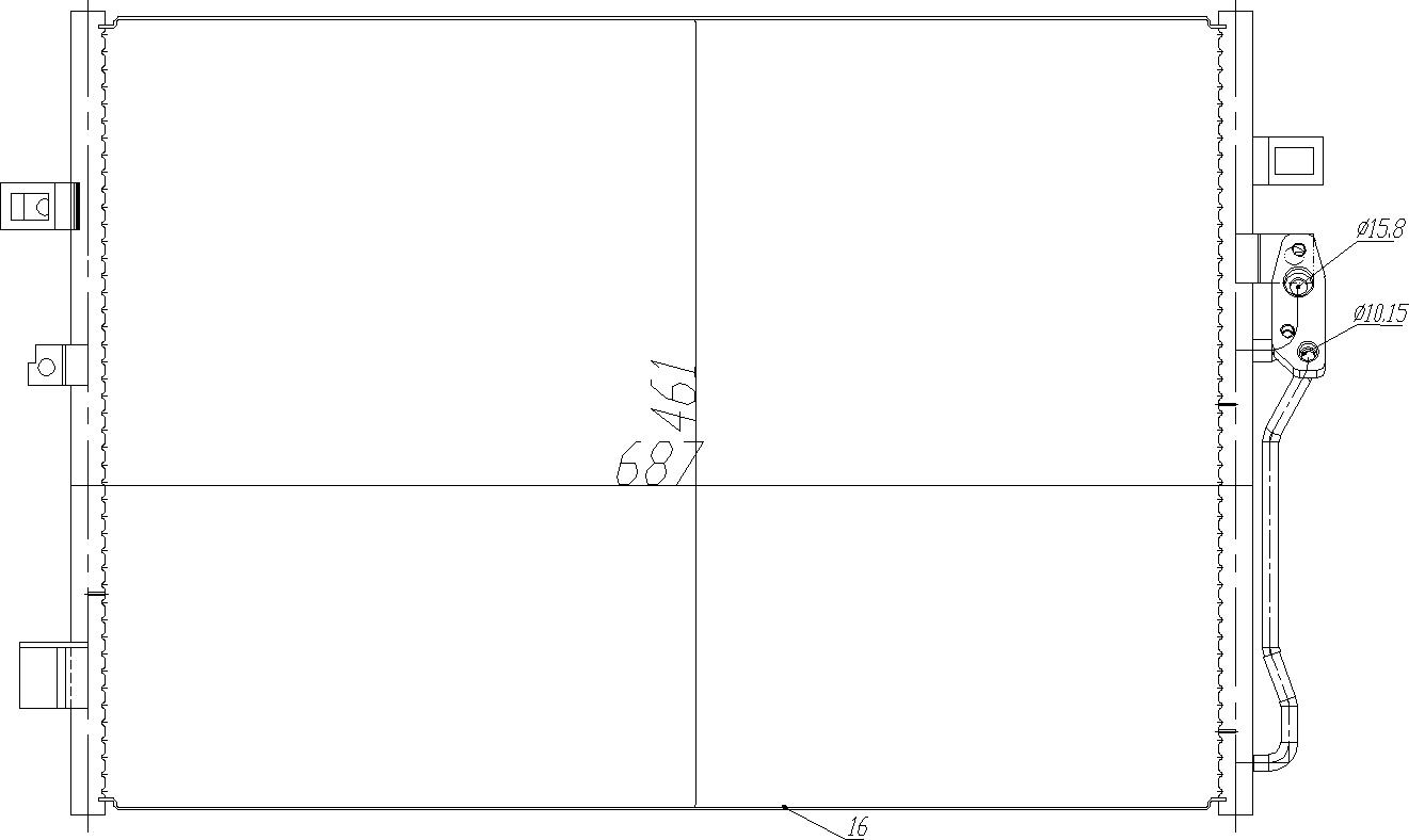 CHLODNICA DO KLIMAT.DODGE JOURNEY 07-