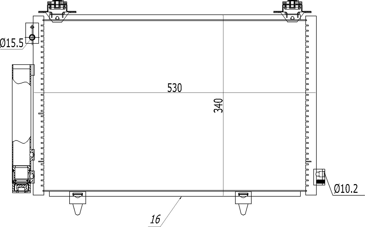 621 639_B CHLODNICA DO KLIMAT.YARIS 1.5 01-05