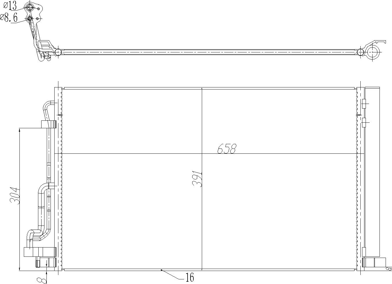 CHLODNICA DO KLIMAT.ELANTRA 15-