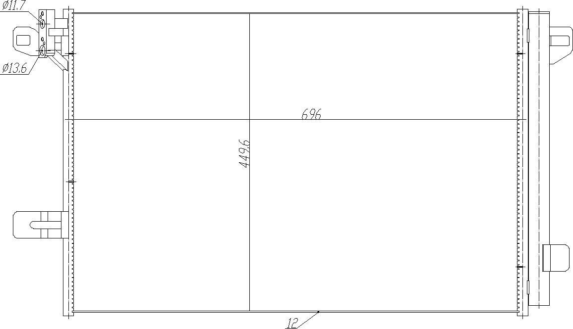 CHLODNICA DO KLIMAT.VW MULTIVAN VI 15-