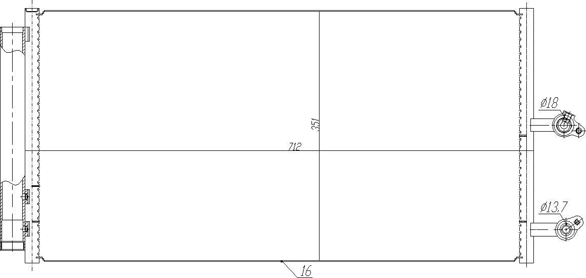 CHLODNICA DO KLIMAT.VOLVO V90 2.0T5 16-