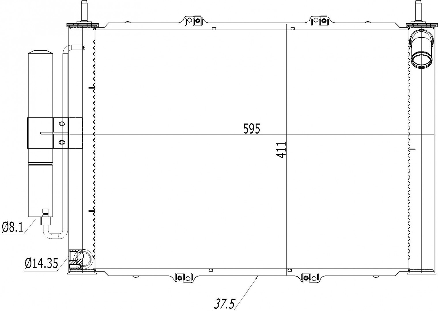 CHLODNICA ZESPOLONA KANGOO I 01-
