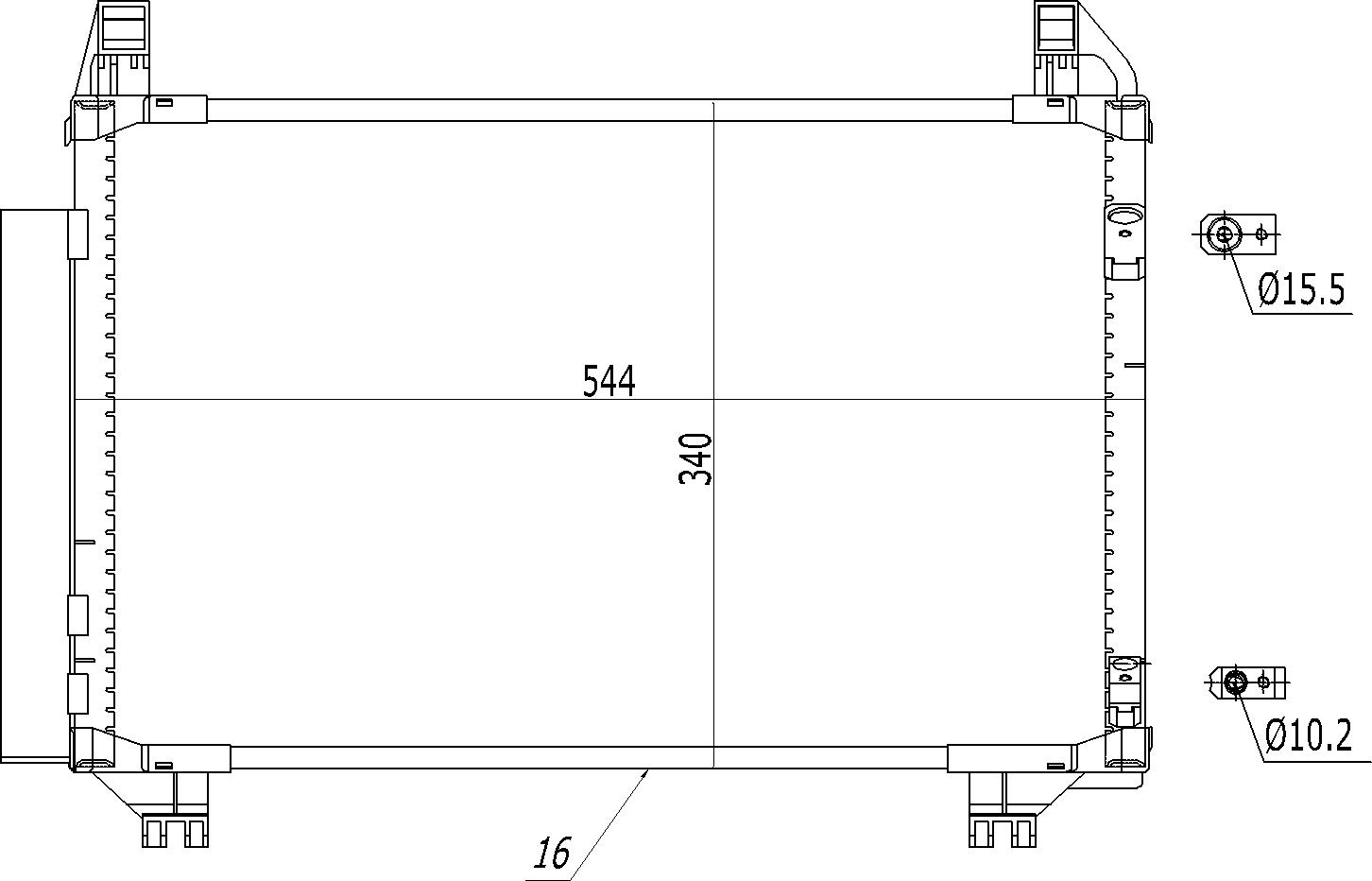 CHLODNICA DO KLIMAT.SUBARU TREZIA 10-