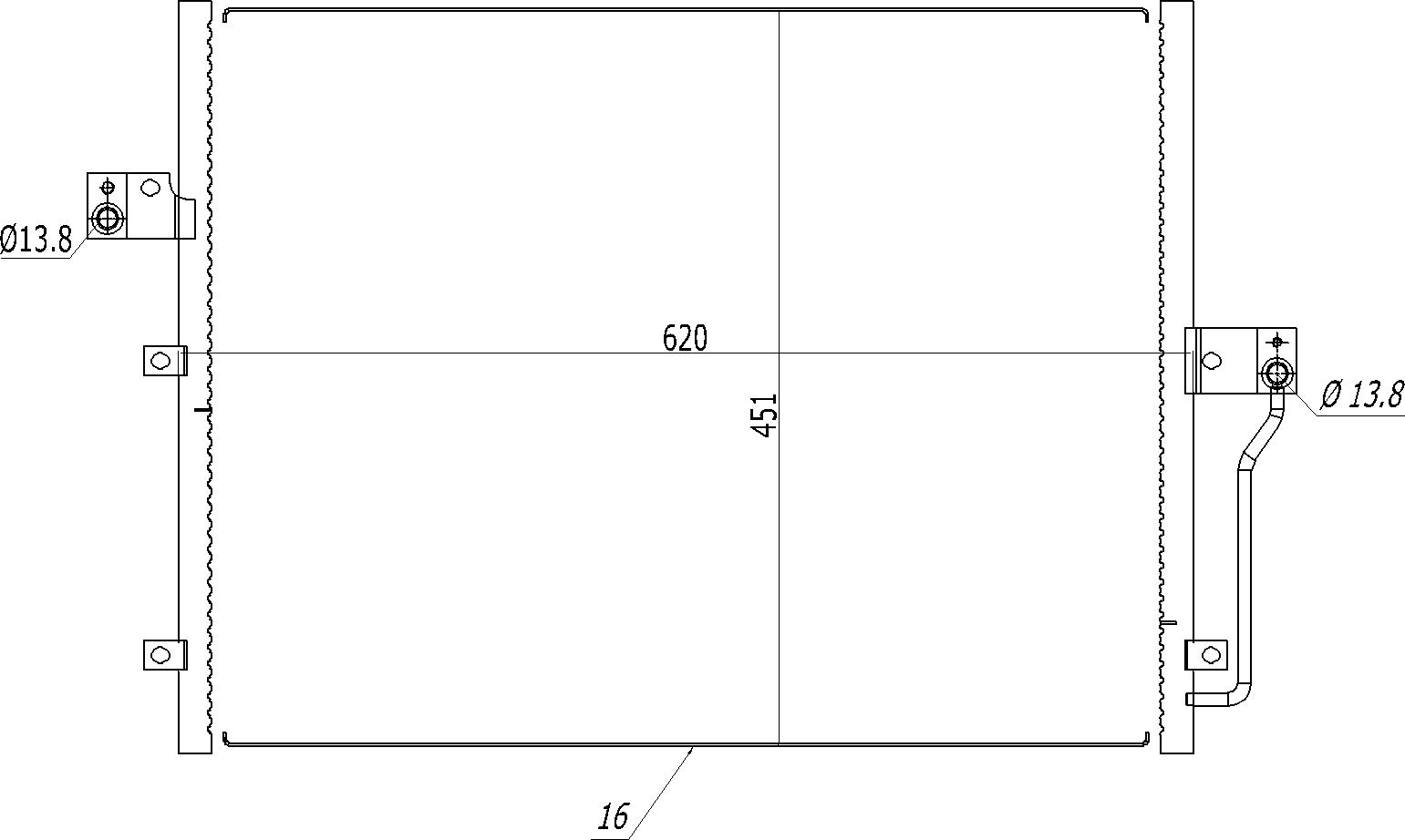 CHLODNICA DO KLIMAT.SSANANGYONG ACTYON 