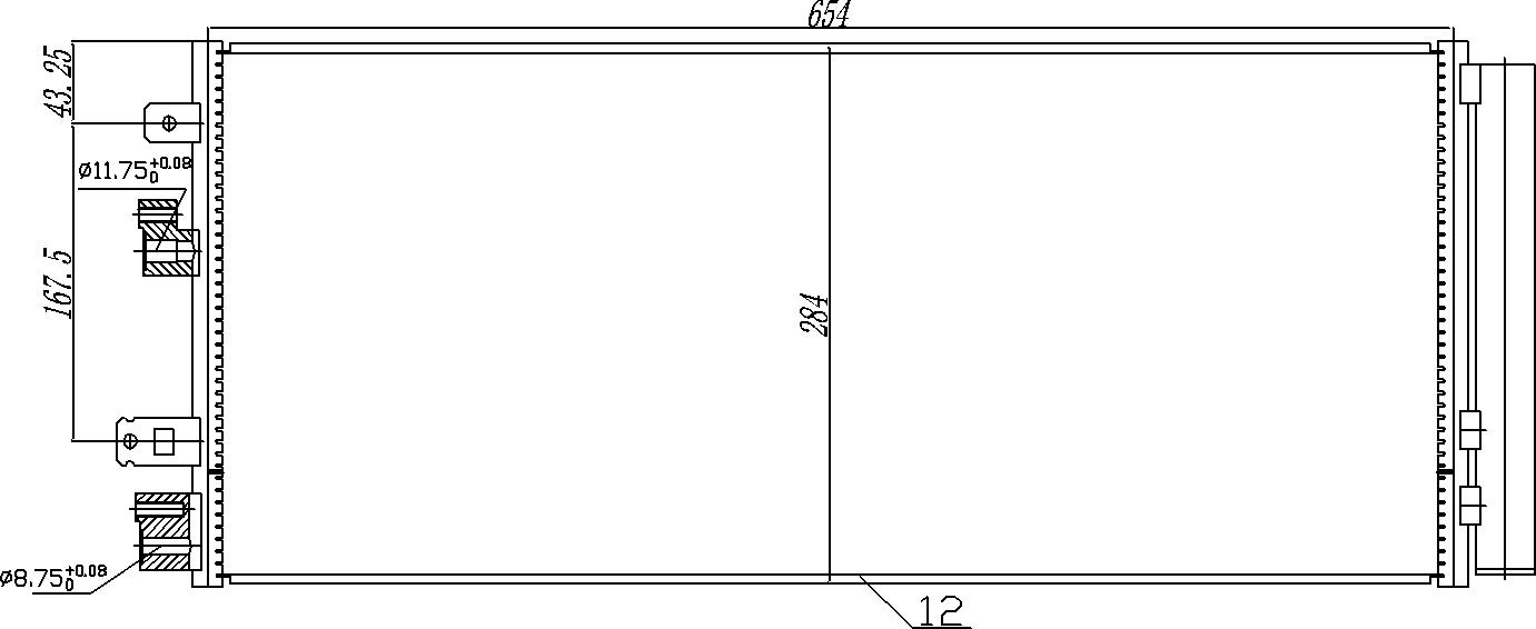 CHLODNICA DO KLIMAT.OPEL CORSA E 14-