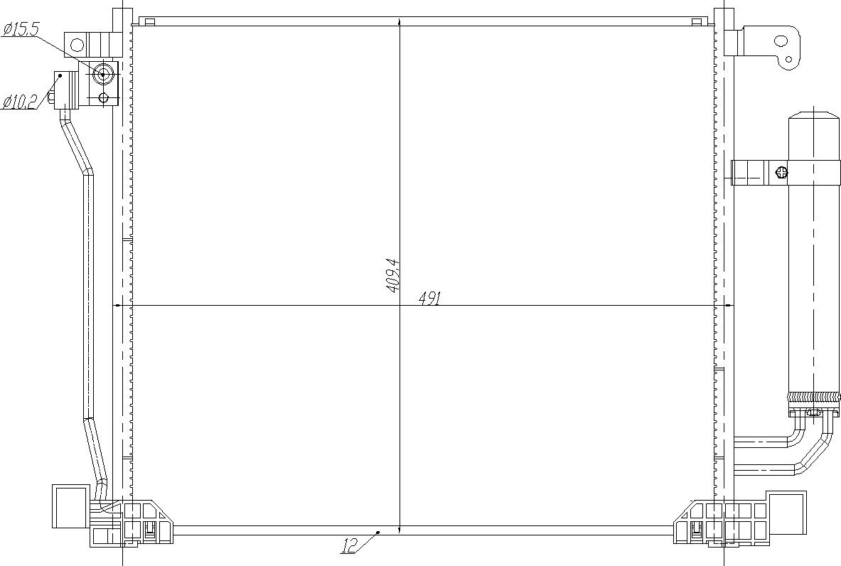 CHLODNICA DO KLIMAT.NISSAN JUKE 10-