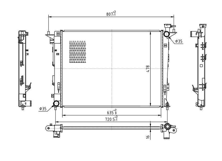 CHLODNICA HYUNDAI IX35 09-