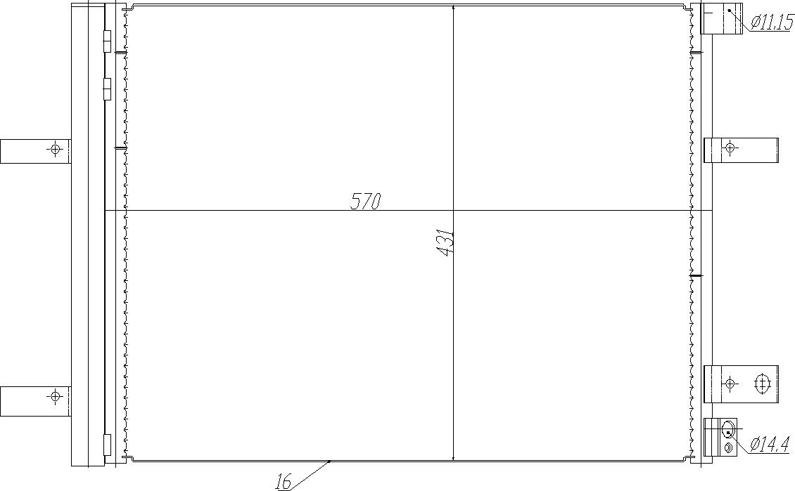 CHLODNICA DO KLIMAT.PEUGEOT 3008 SUV 16-