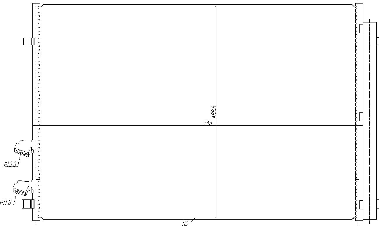 CHLODNICA DO KLIMAT.VW CRAFTER 16-