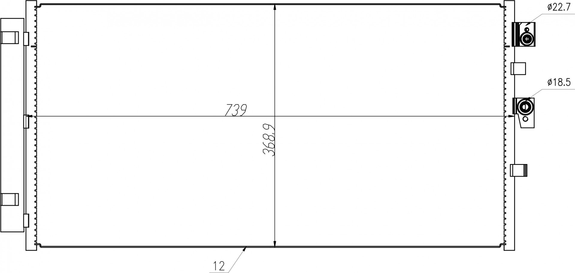 CHLODNICA DO KLIMAT.FORD FOCUS IV 18-