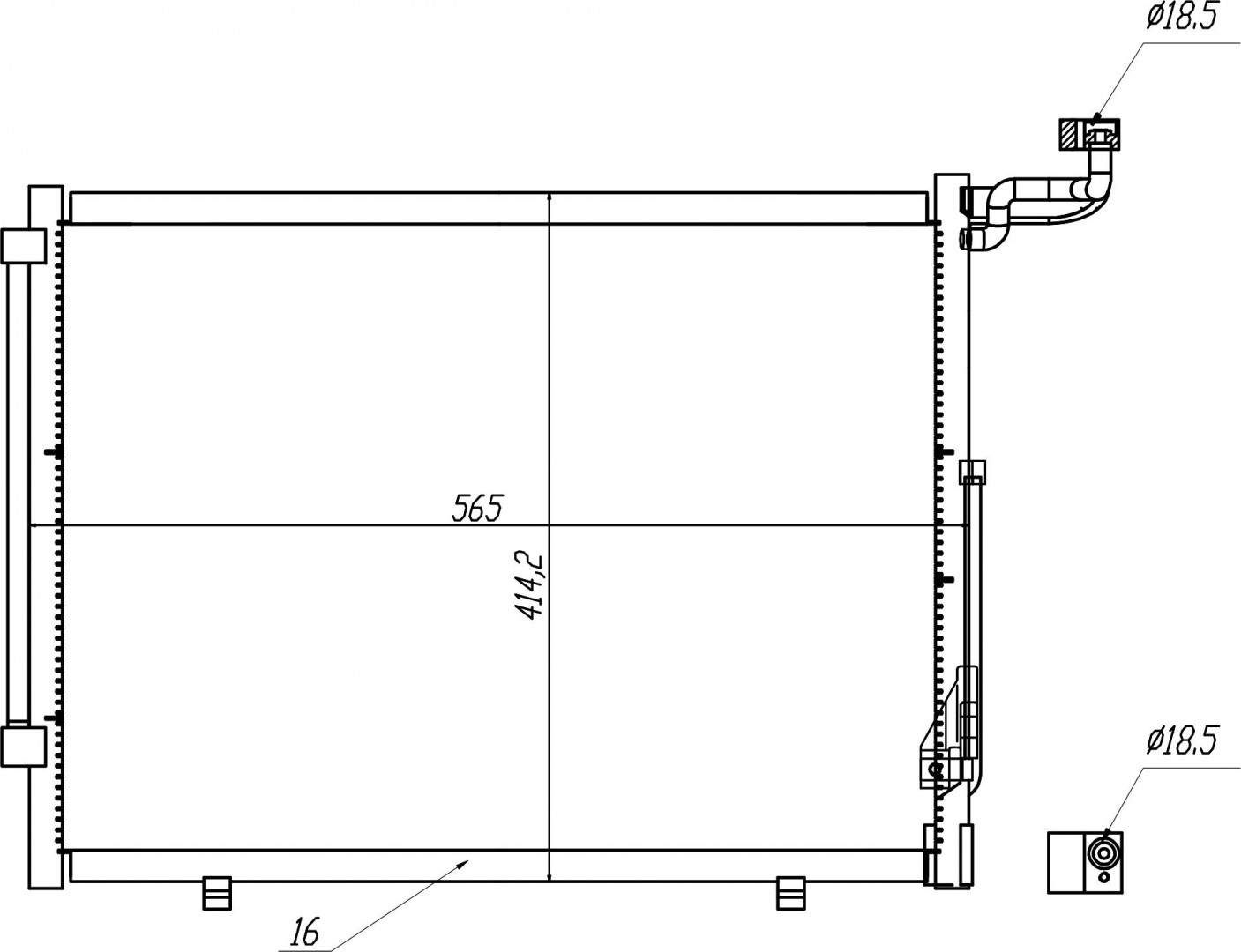 CHLODNICA DO KLIMAT. FORD ECOSPORT 13-
