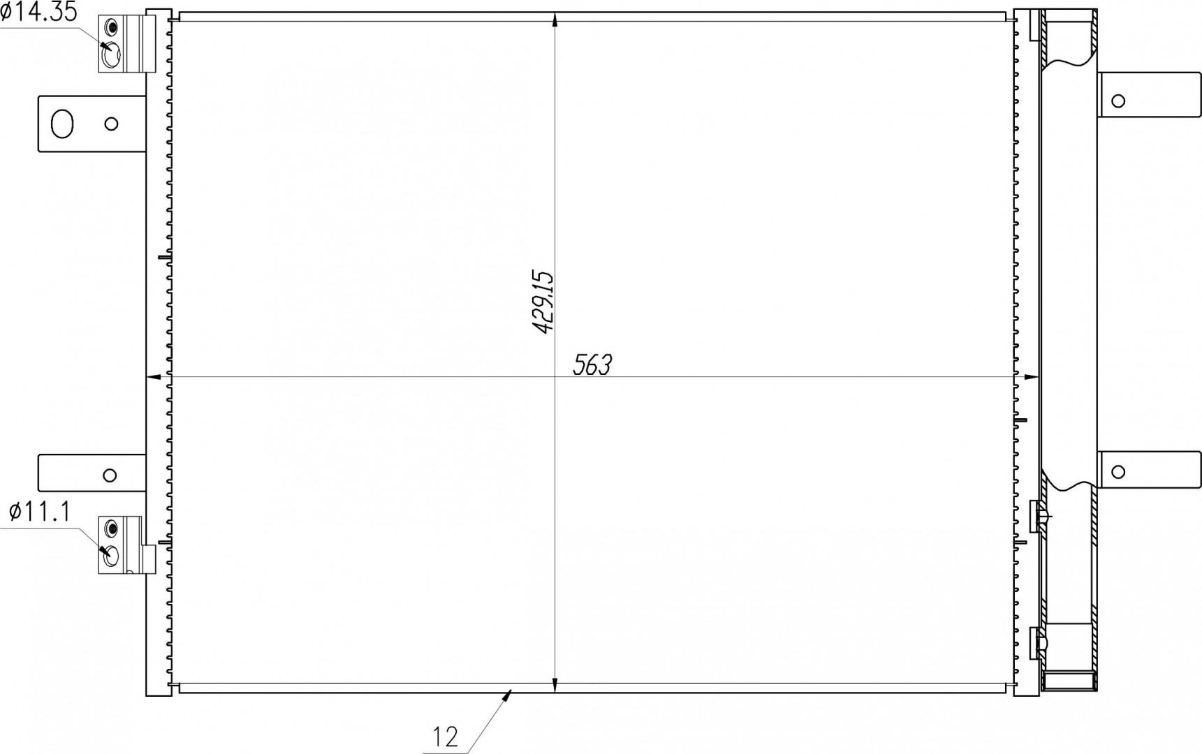 CHLODNICA DO KLIMAT.PEUGEOT 3008 SUV 16-