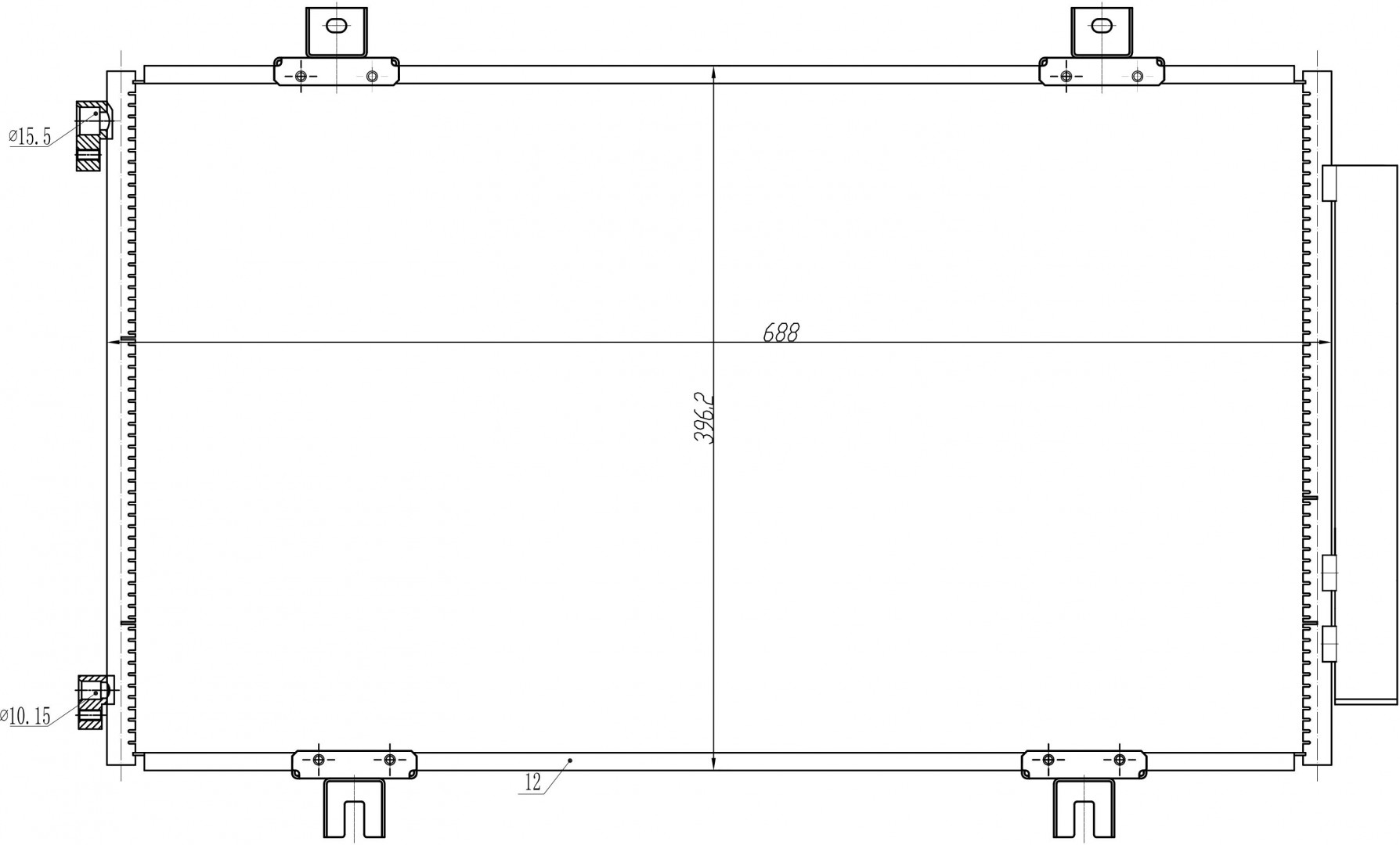 CHLODNICA DO KLIMAT.SUZUKI SX4 13-