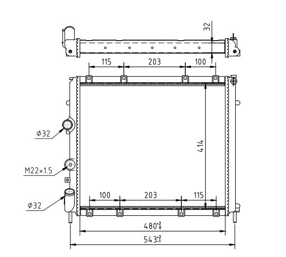 601 389_B CHLODNICA KANGOO 1.9D 97-