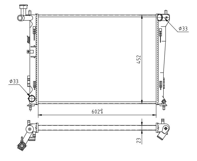 612 342_B CHLODNICA KIA CEE'D 1.4-2.0 16V 06-