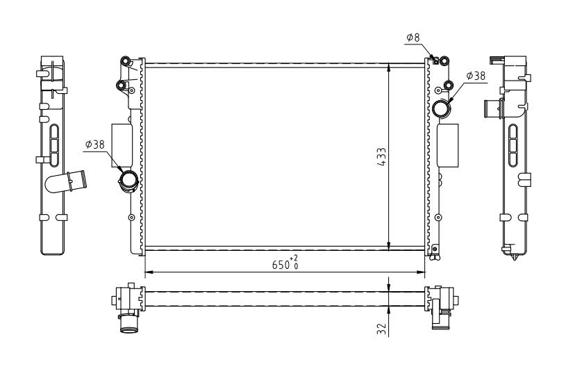 CHLODNICA IVECO DAILY IV 35S 2.3TD 03-