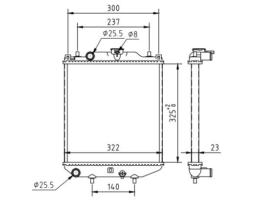 CHLODNICA SUZUKI ALTO 1.0 95-97