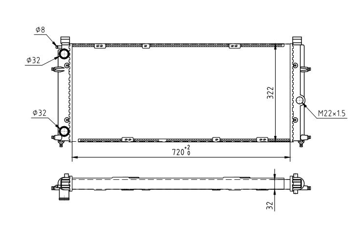 CHLODNICA VW T4 1.9D,2.4D 90-94