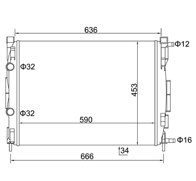 606 444_B CHLODNICA MEGANE 1.9DCI 02-
