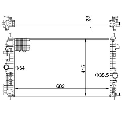 CHLODNICA INSIGNIA 2.0CDTI 08-