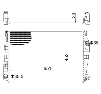 CHLODNICA ALFA ROMEO 159 1.9-2.4JTDM 05-