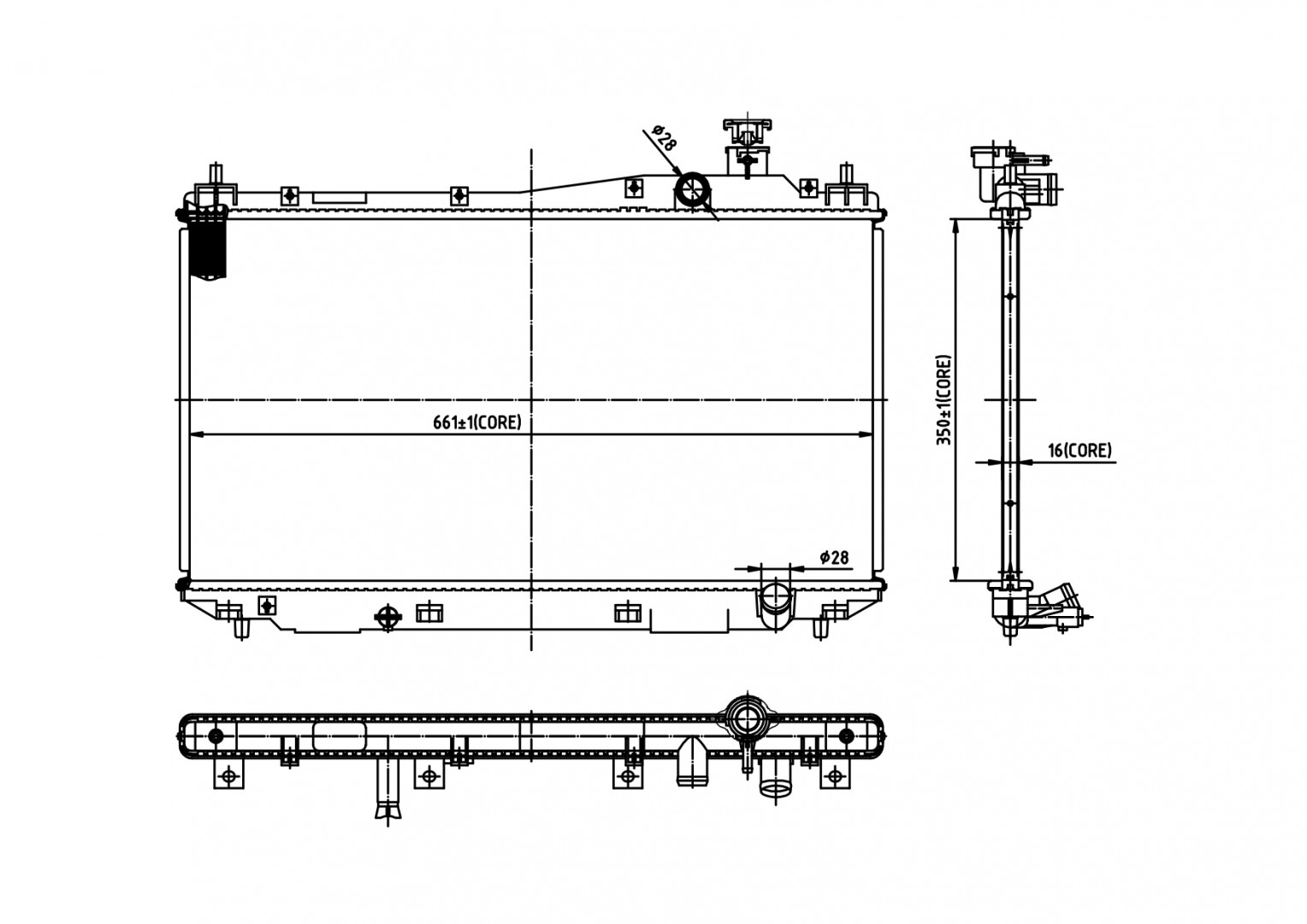 606 418_B CHLODNICA CIVIC 1.4-1.7 16V 01-
