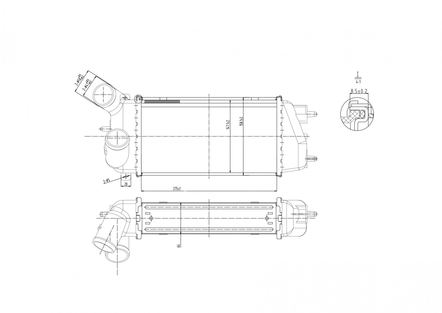 612 526_B CHLODNICA POWIETRZA C3 1.4HDI 16V 04-
