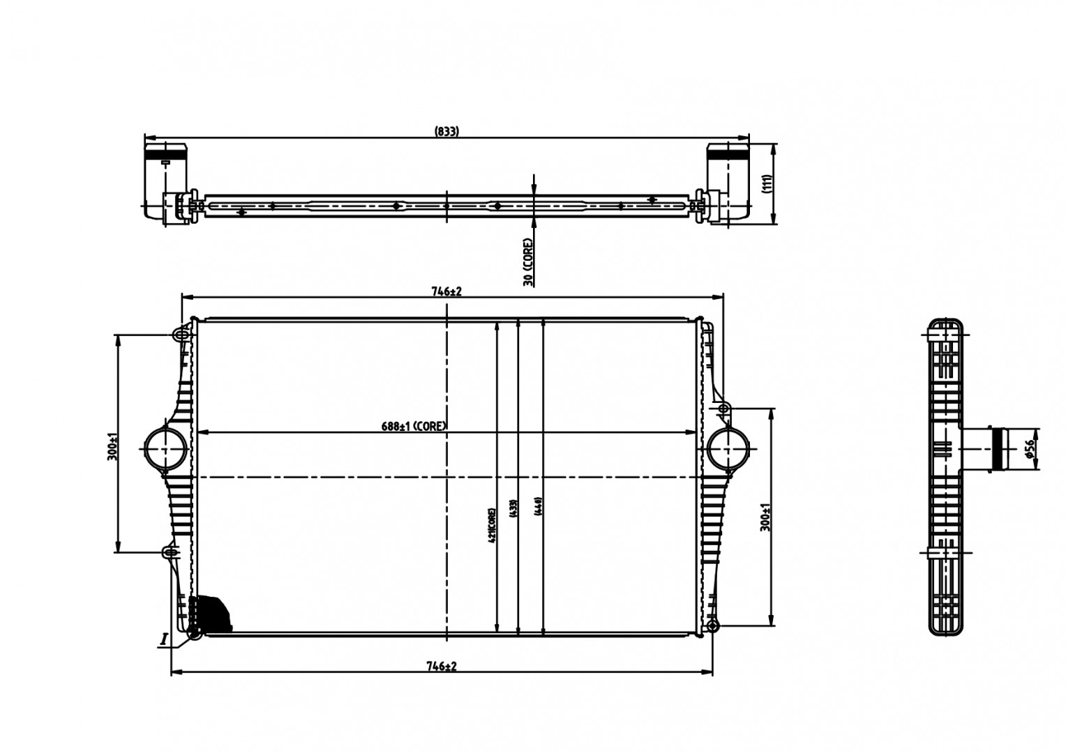 612 706_B CHLODNICA POWIETRZA VOLVO S80 2.4D 98-