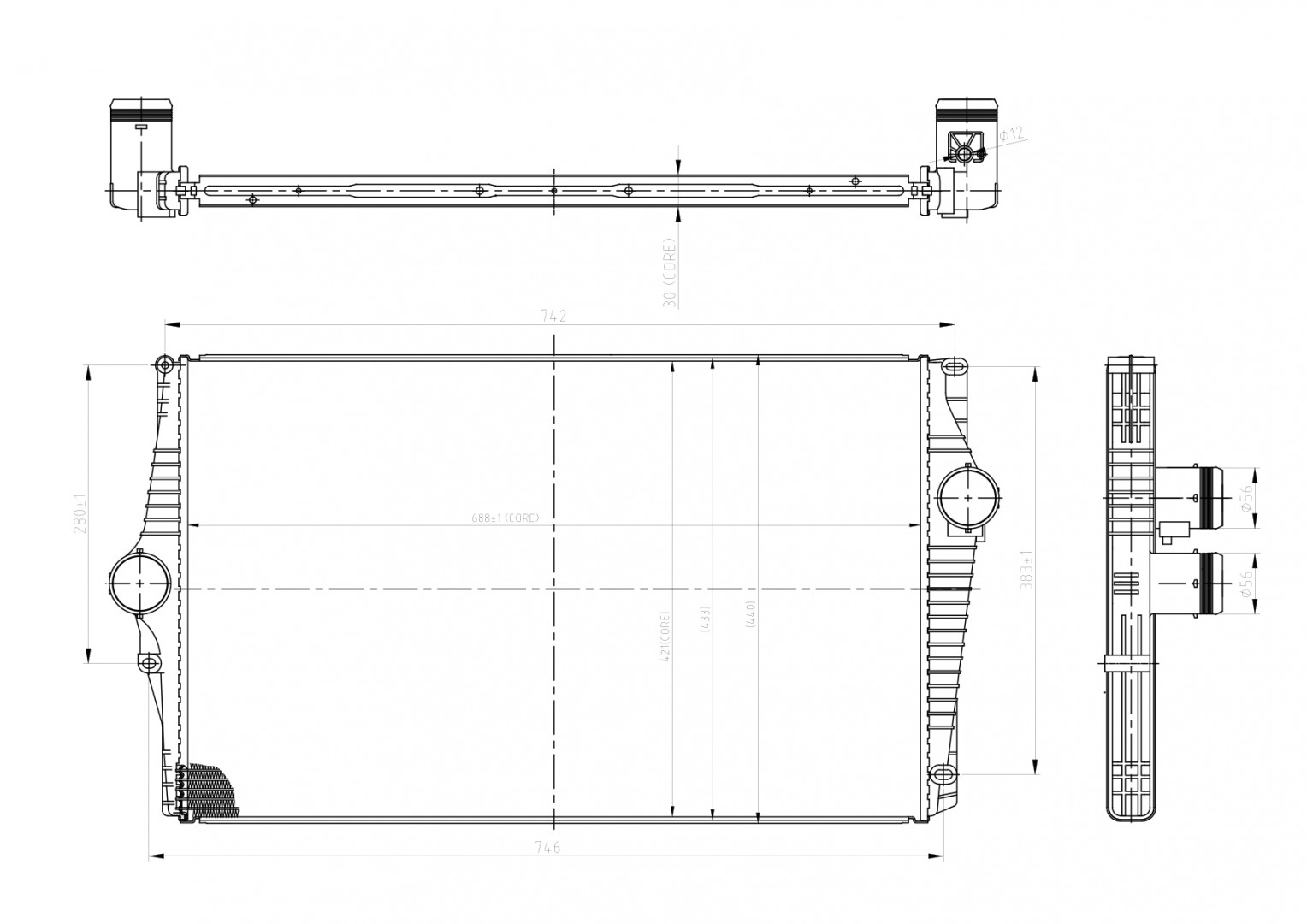 612 709_B CHLODNICA POWIETRZA VOLVO XC90 D5 T6 02-