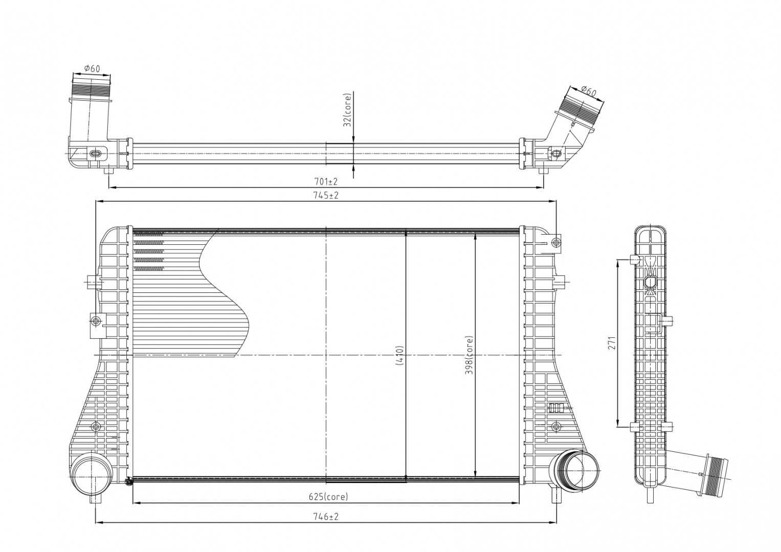 614 067_B CHLODNICA POWIETRZA PASSAT 2.0TSI 10-