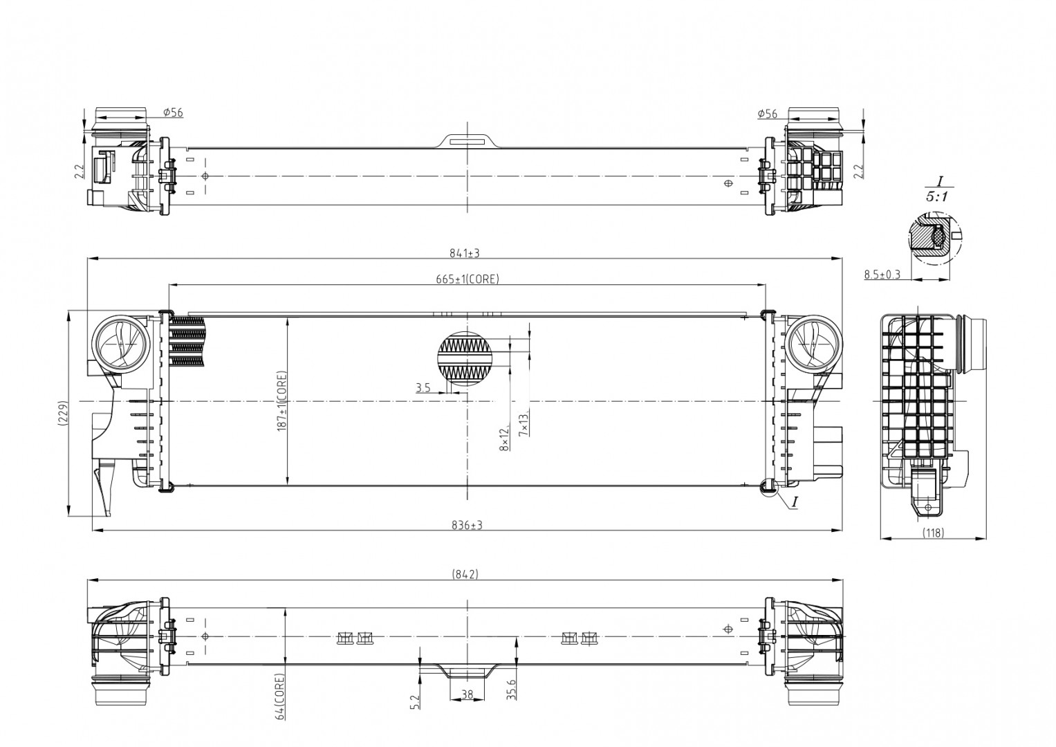 CHLODNICA POWIETRZA DB V-CLASSA W447 14-