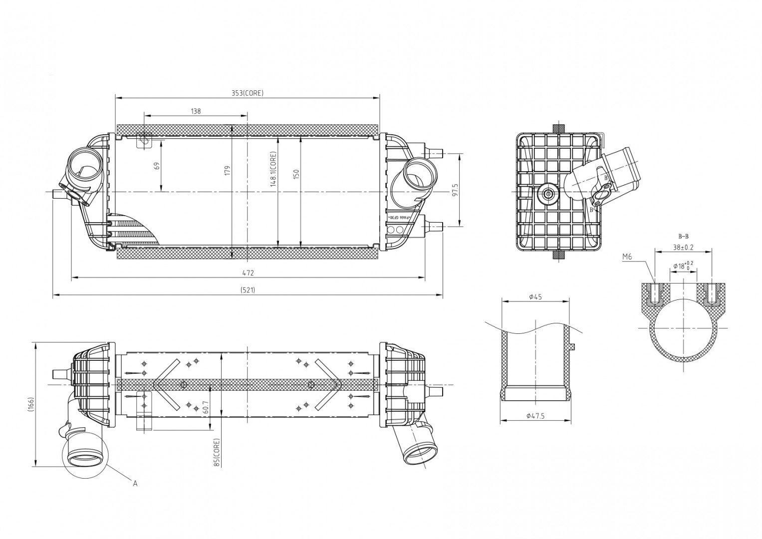 CHLODNICA POWIETRZA HYUNDAI IX35 09-