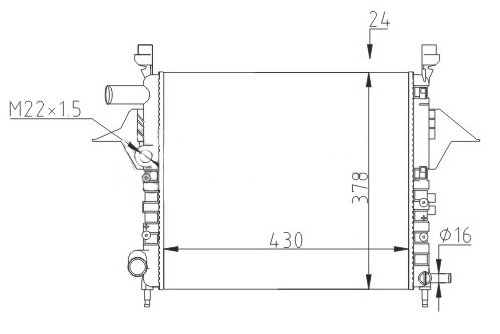 602 162_B CHLODNICA TWINGO 1.2 96-