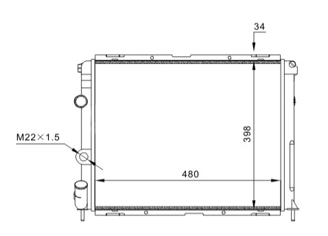 607 133_B CHLODNICA CLIO II 1.2 98-01 /Z KLIMAT./