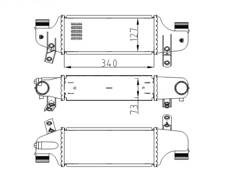 607 574_B CHLODNICA POWIETRZA FOCUS 1.8TD 98-02