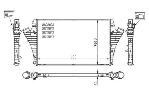 612 524_B CHLODNICA POWIETRZA VECTRA C 1.9CDTI 04-