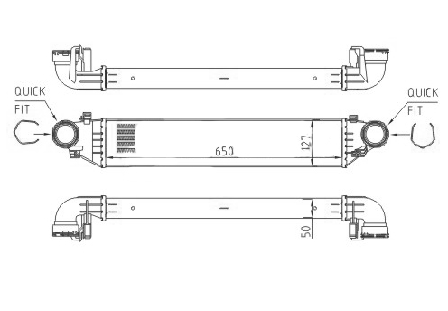 612 533_B CHLODNICA POWIETRZA DB W202 C270CDI 00-