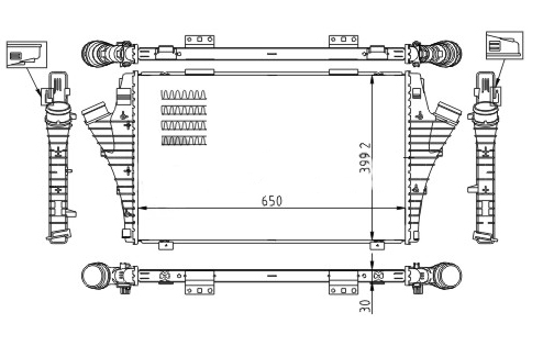612 725_B CHLODNICA POWIETRZA CROMA 2.4D 05-07