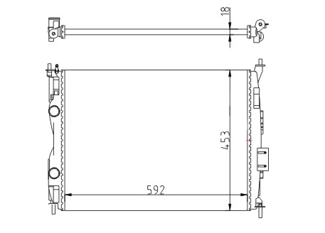 616 443_B CHLODNICA NISSAN QASHQAI 1.6 16V 07-