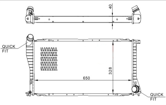610 252_B CHLODNICA BMW E39 530D,730D 98-